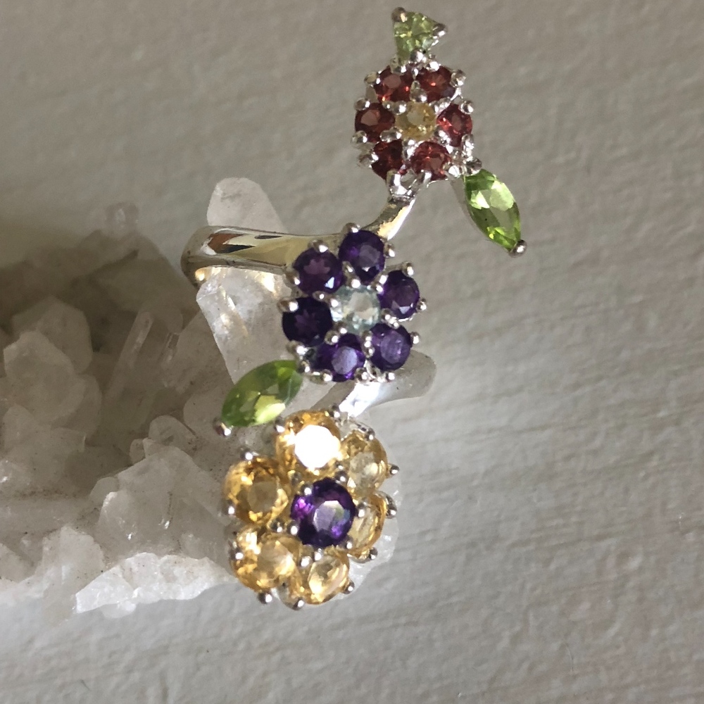 Flower Trio Ring